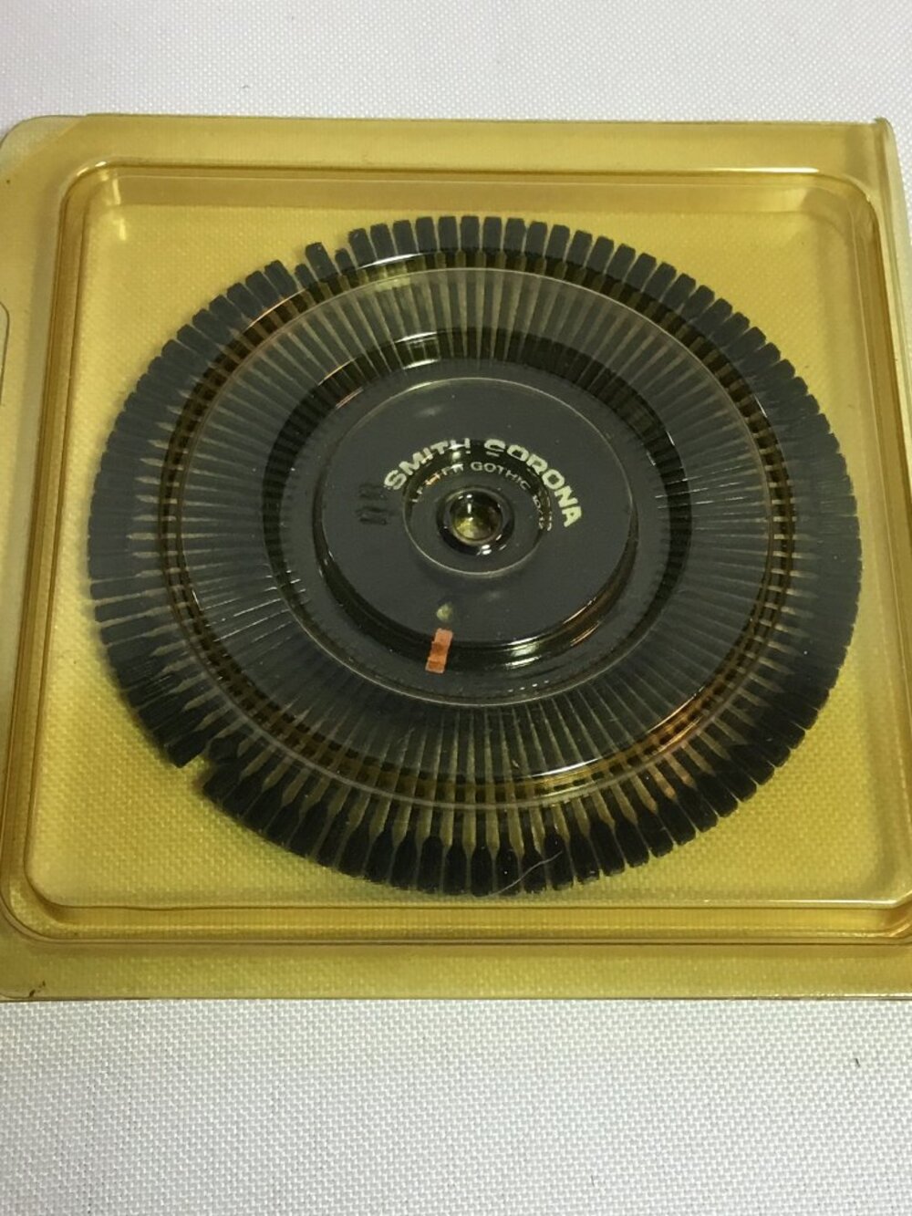 Vintage Smith Corona Typewriter Print Wheel Letter Gothic 10/12